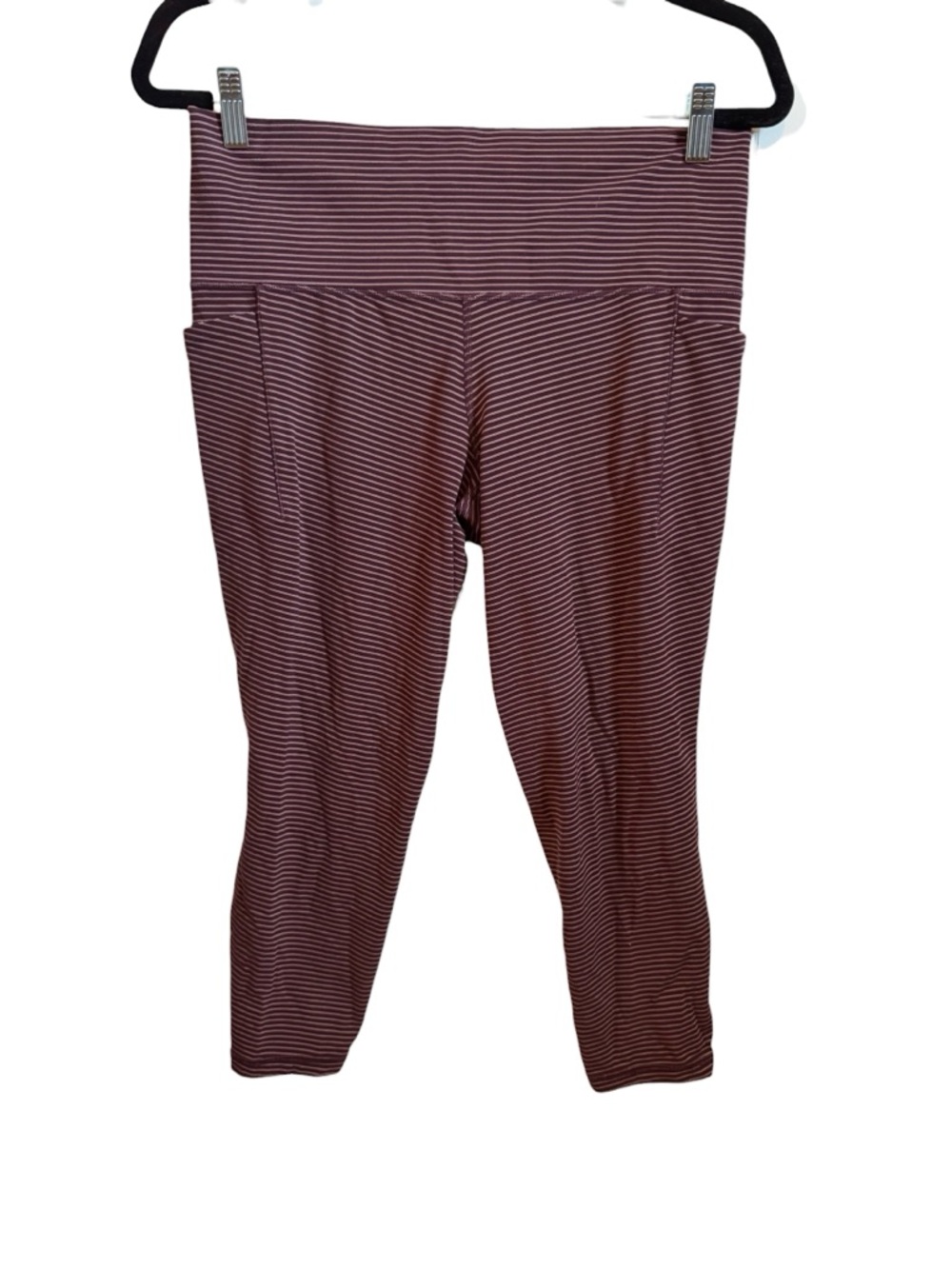 Athleta Salutation Stash Pocket II 7/8 Tight in Shorebreak Spiced Cabernet Large